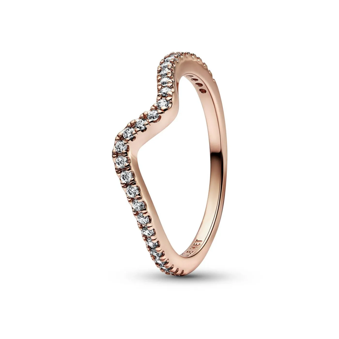 Funkelnde Welle Ring