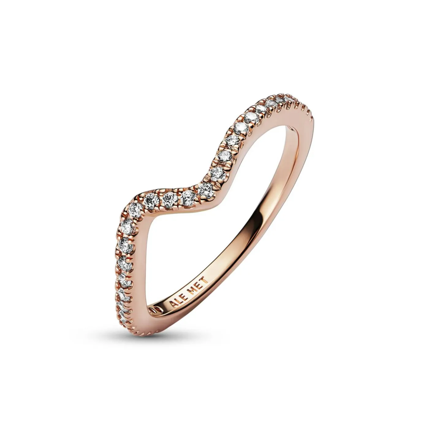 Funkelnde Welle Ring