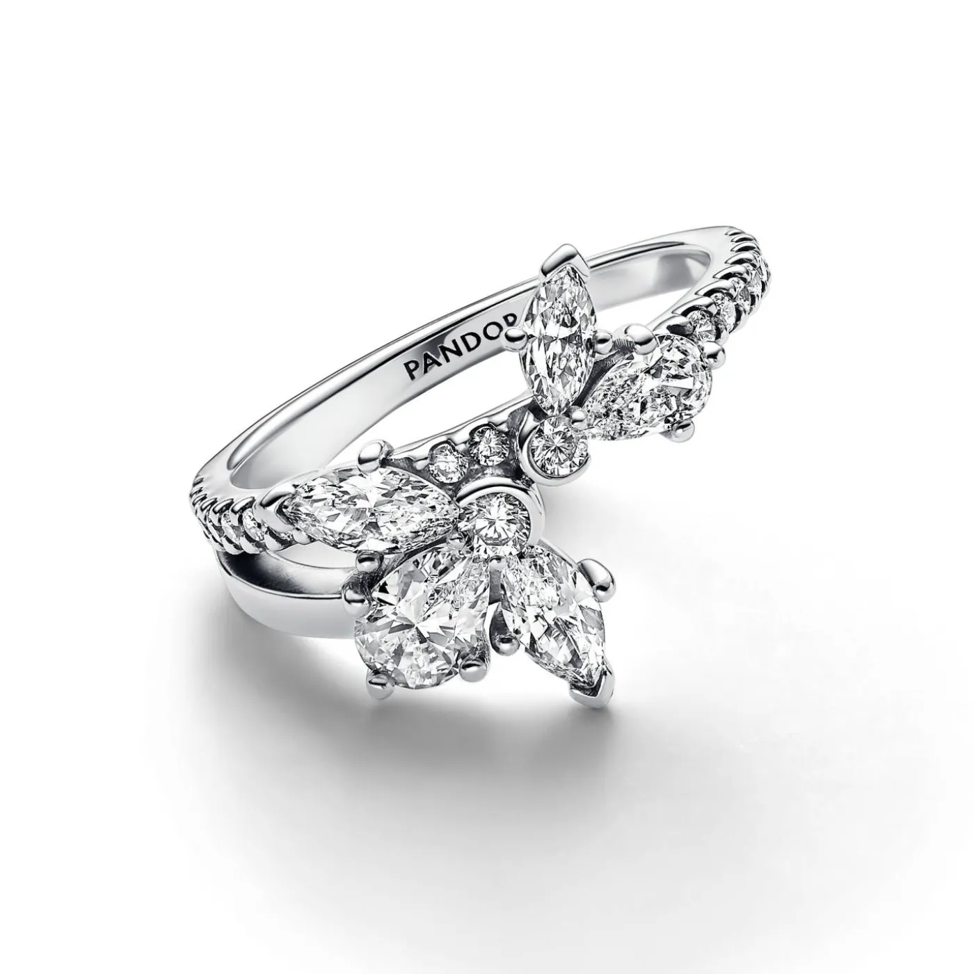 Funkelndes Asymmetrisches Herbarium Cluster Ring