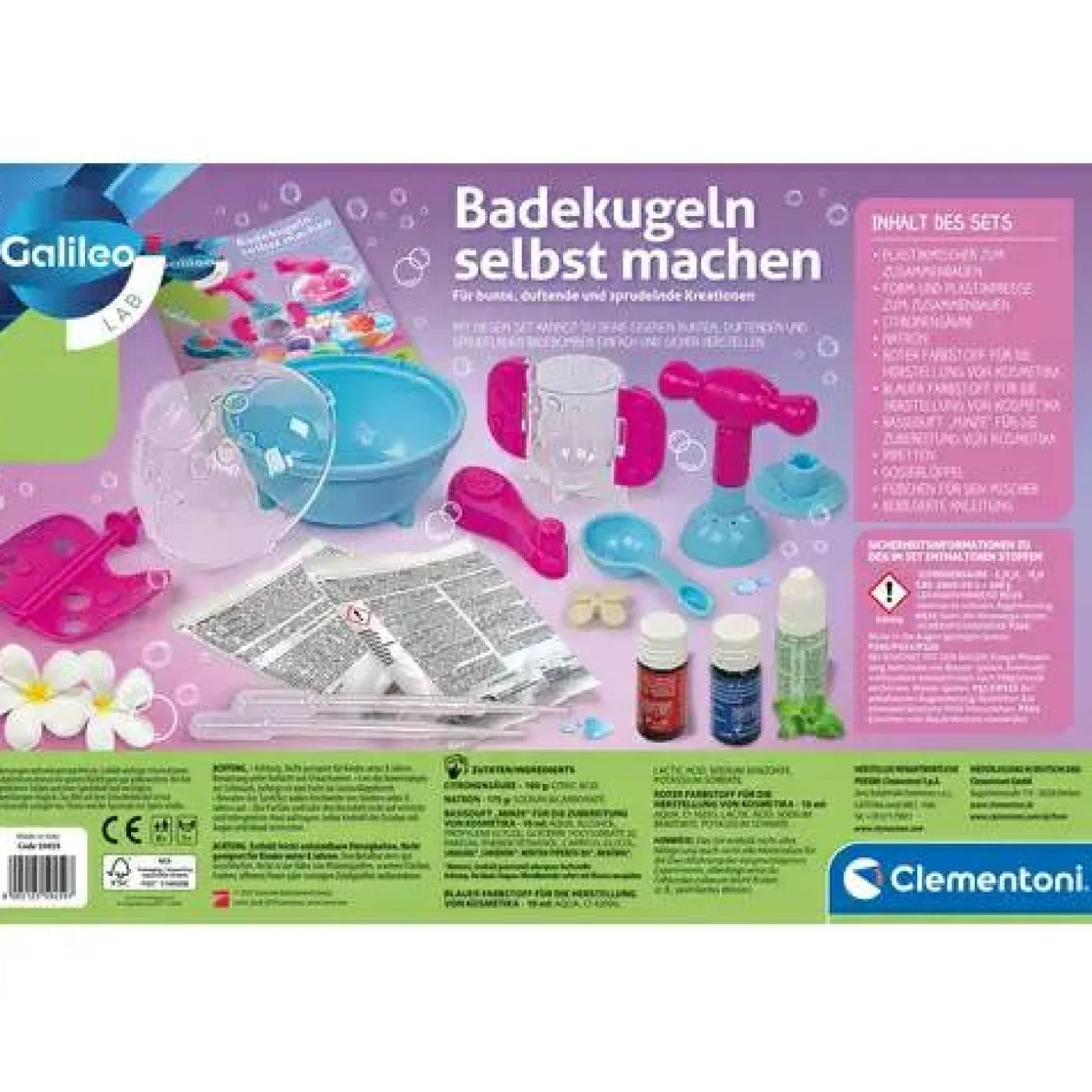 Galileo-Experimentierset "Badekugeln selbst machen"