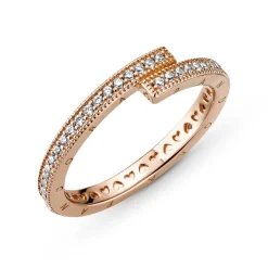 Glitzernder Überlappender Ring