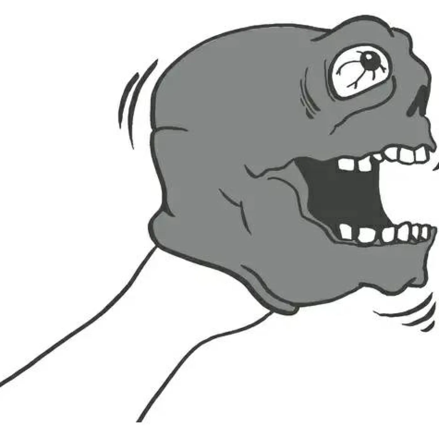 Handpuppe "Zombie"