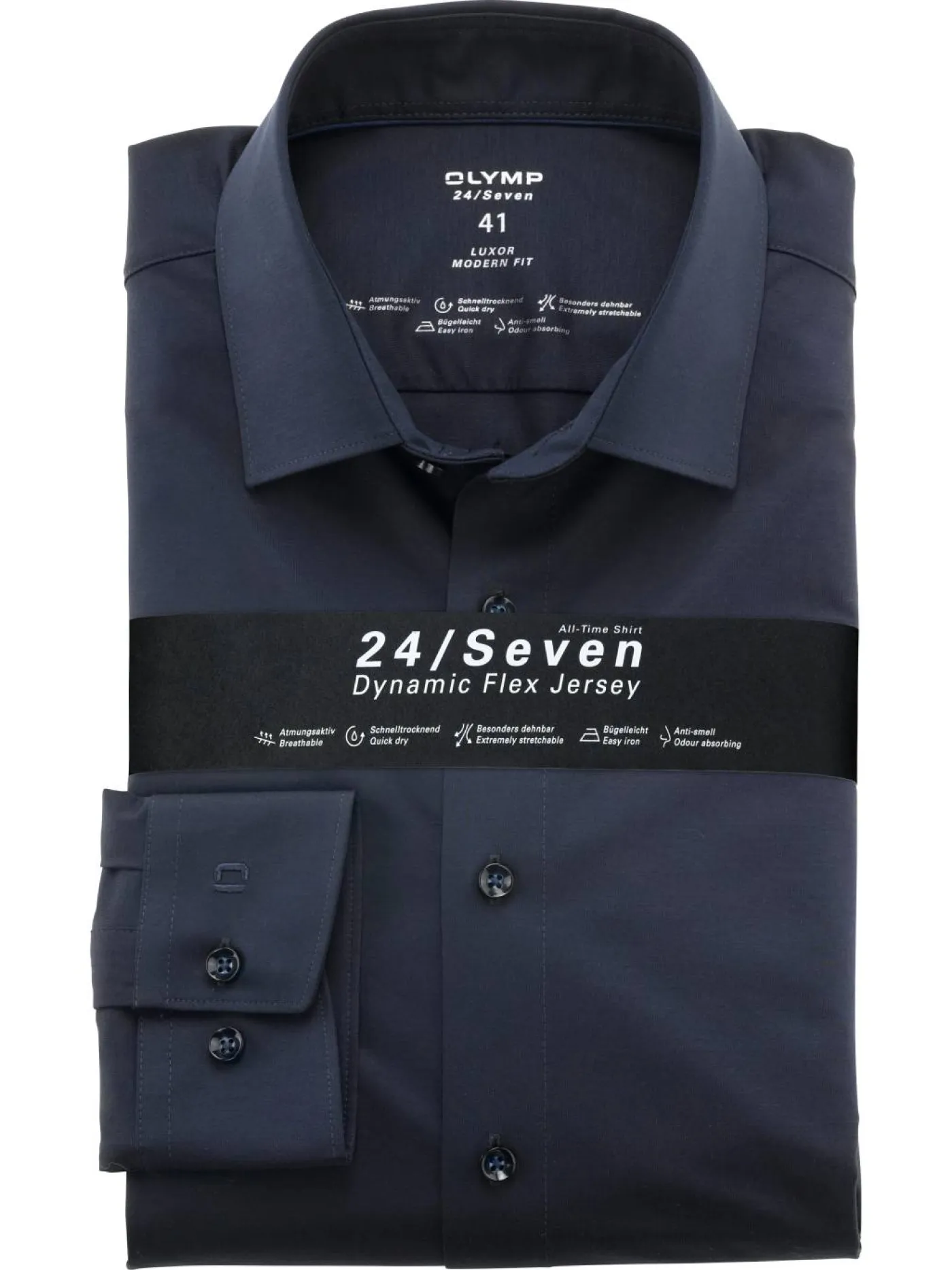 Herren Jerseyhemd "Luxor" 24/Seven Modern Fit