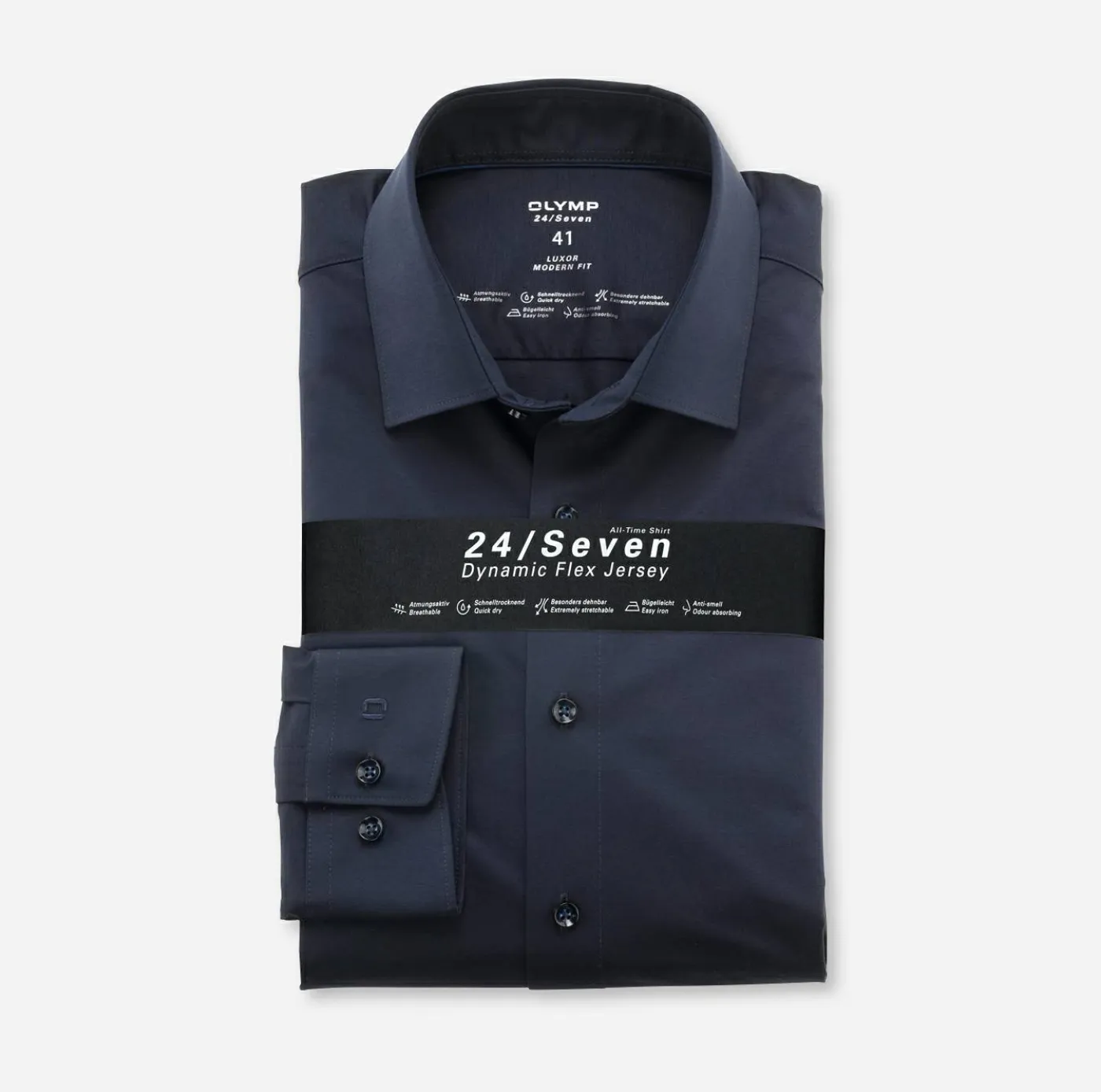 Herren Jerseyhemd "Luxor" 24/Seven Modern Fit
