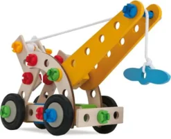 Holz-Konstruktionsset "Constructor Kranwagen"