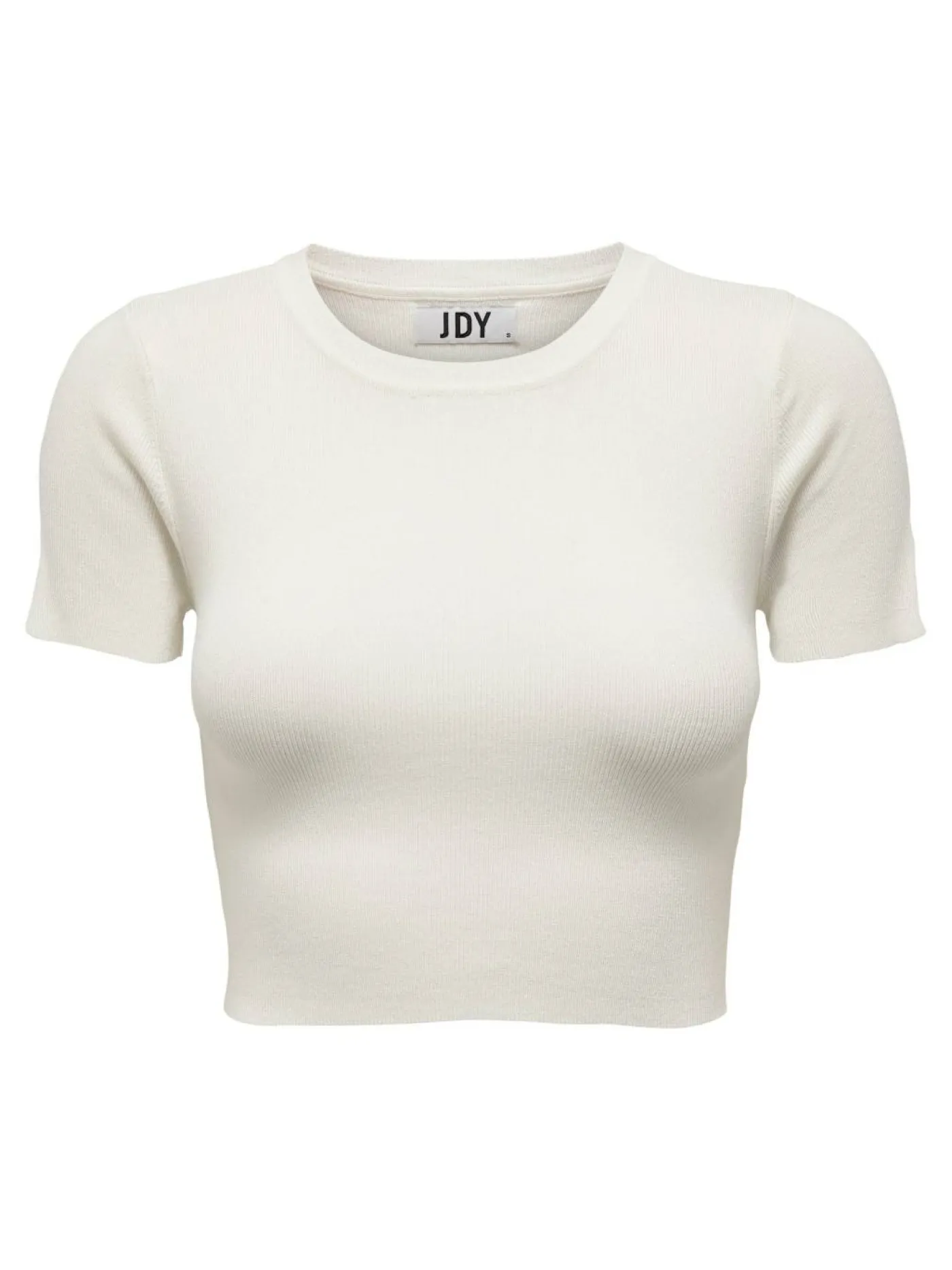 JDYCIRKELINE S/S CROP TOP KNT
