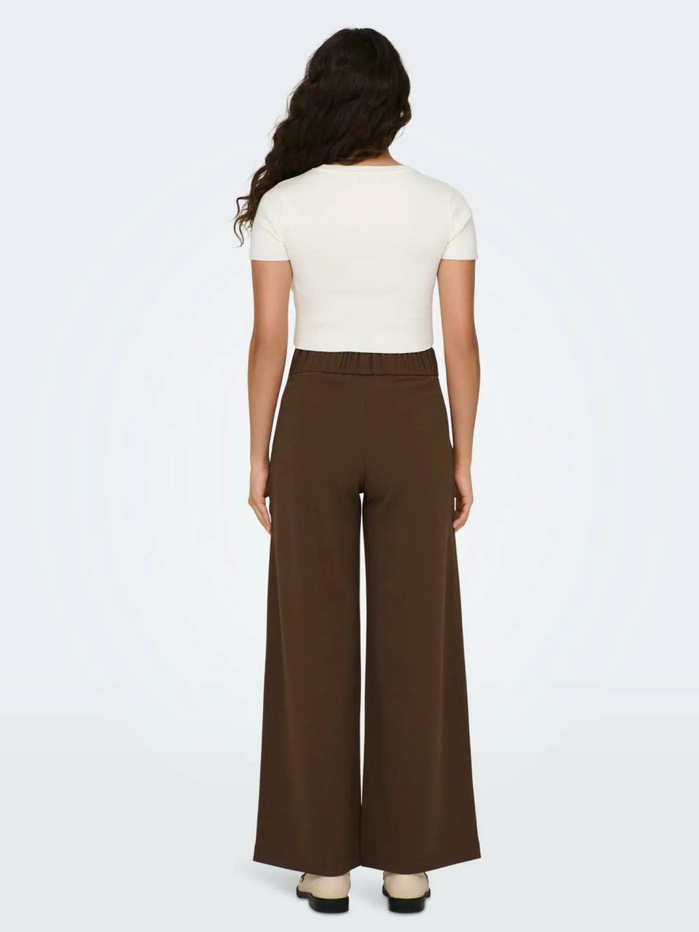 JDYCIRKELINE S/S CROP TOP KNT