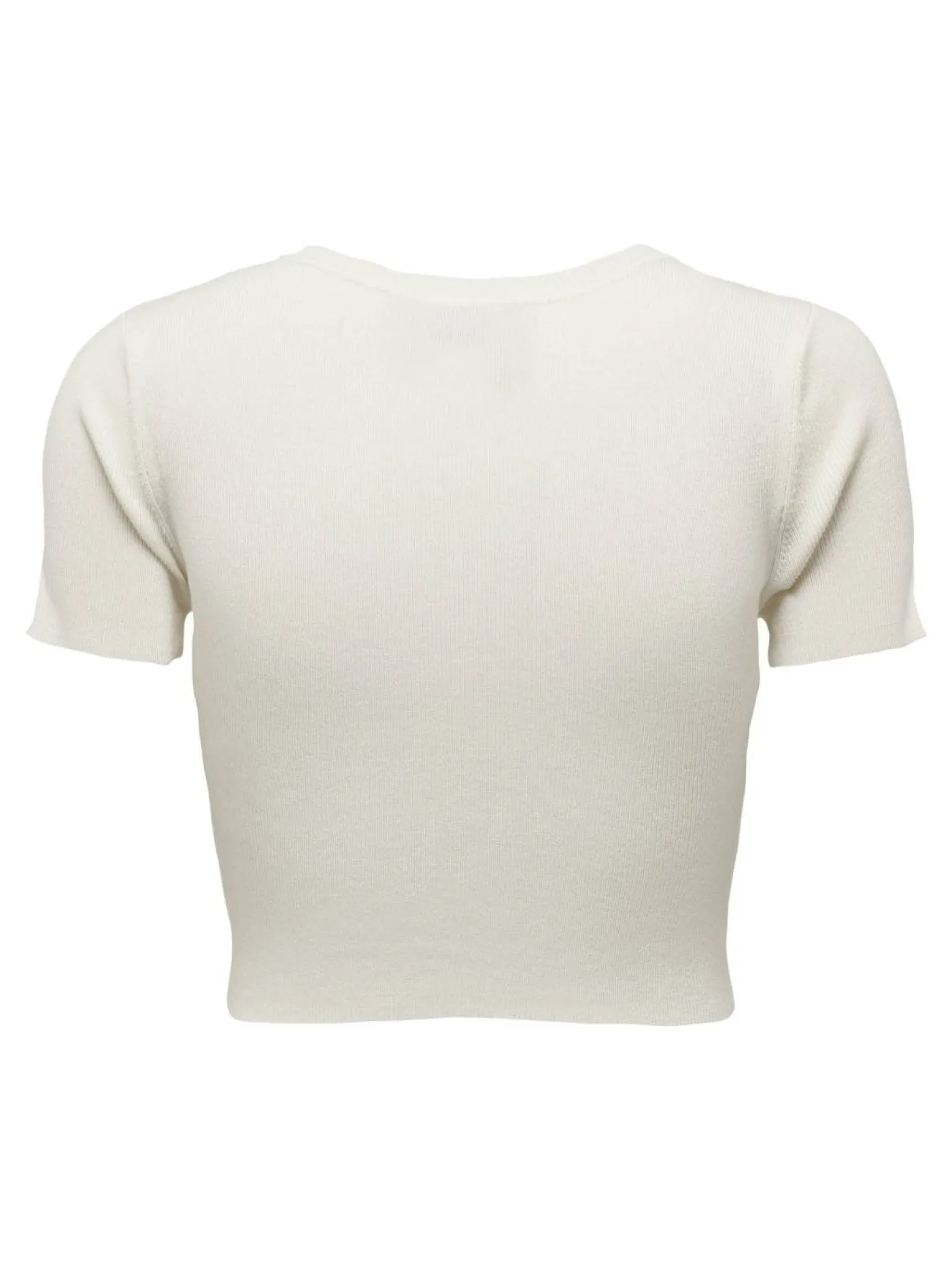 JDYCIRKELINE S/S CROP TOP KNT