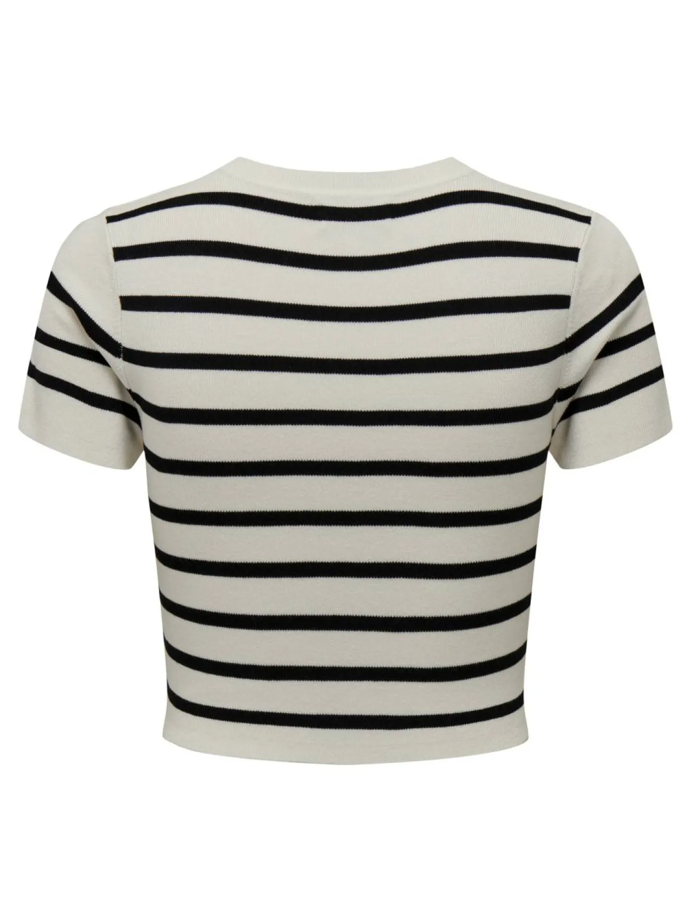 JDYCIRKELINE S/S CROP TOP KNT