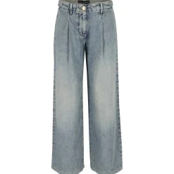 Jeans mit Bundfalte