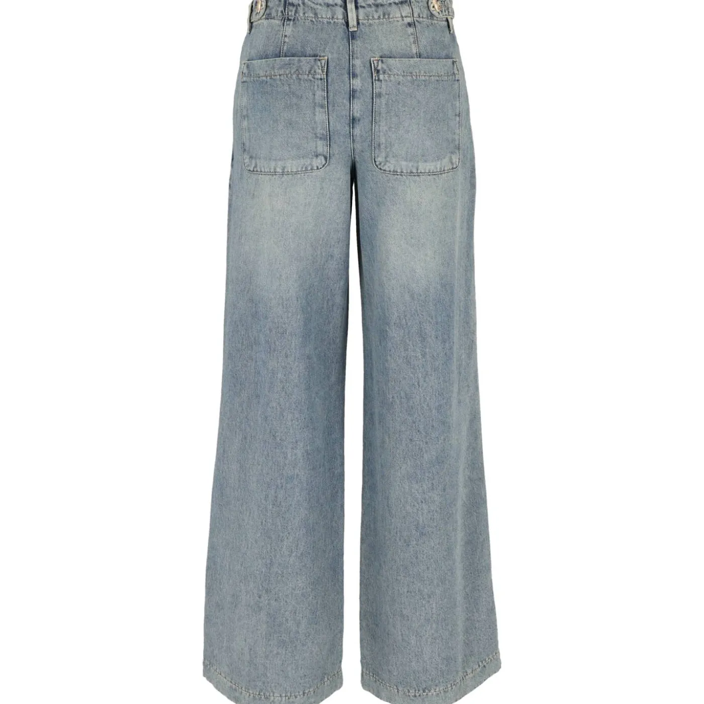 Jeans mit Bundfalte