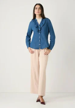 Jeansbluse