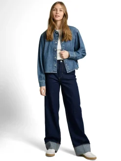 Jeansbluse