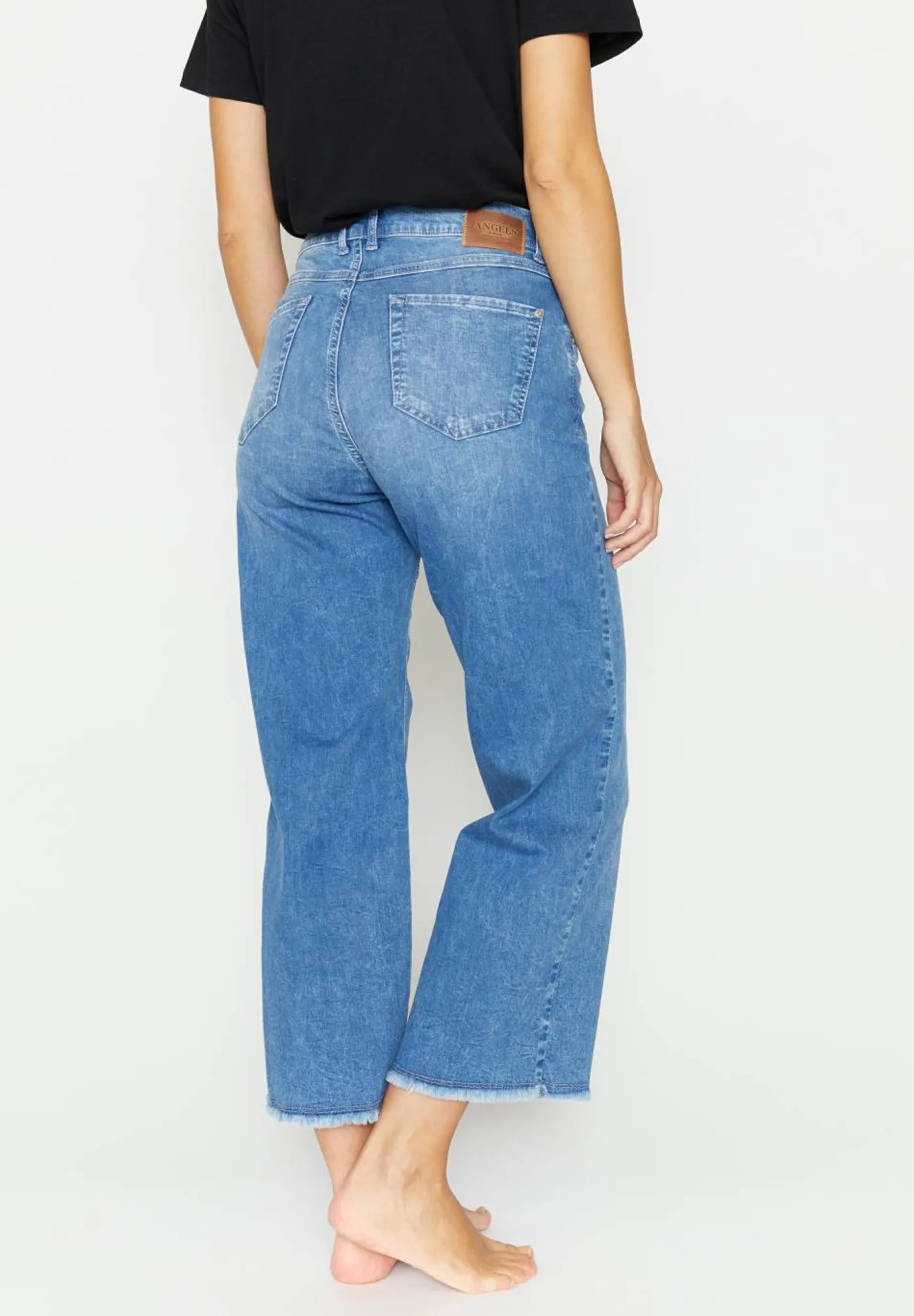 Jeans-Culotte "Linn Fringe"