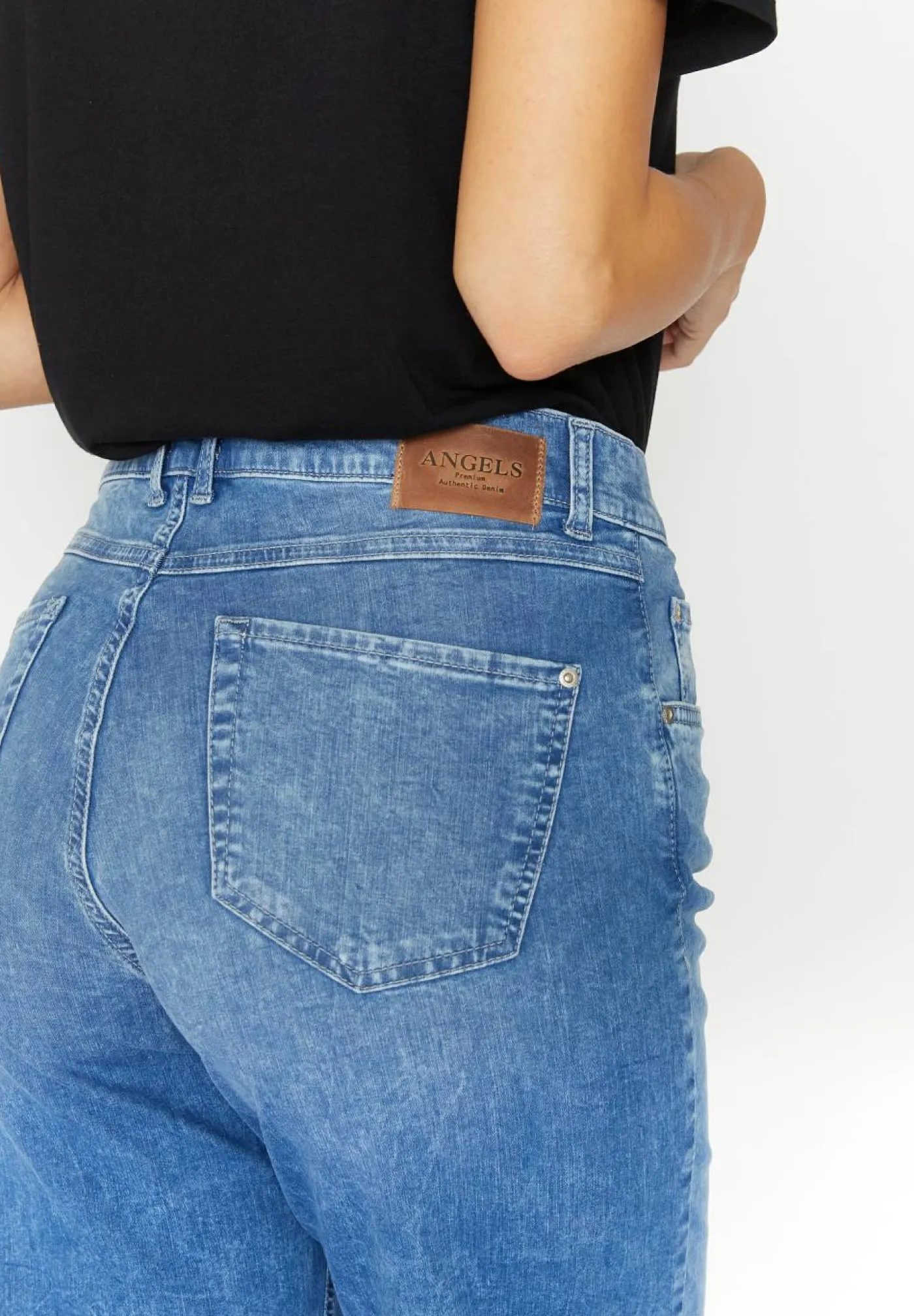 Jeans-Culotte "Linn Fringe"