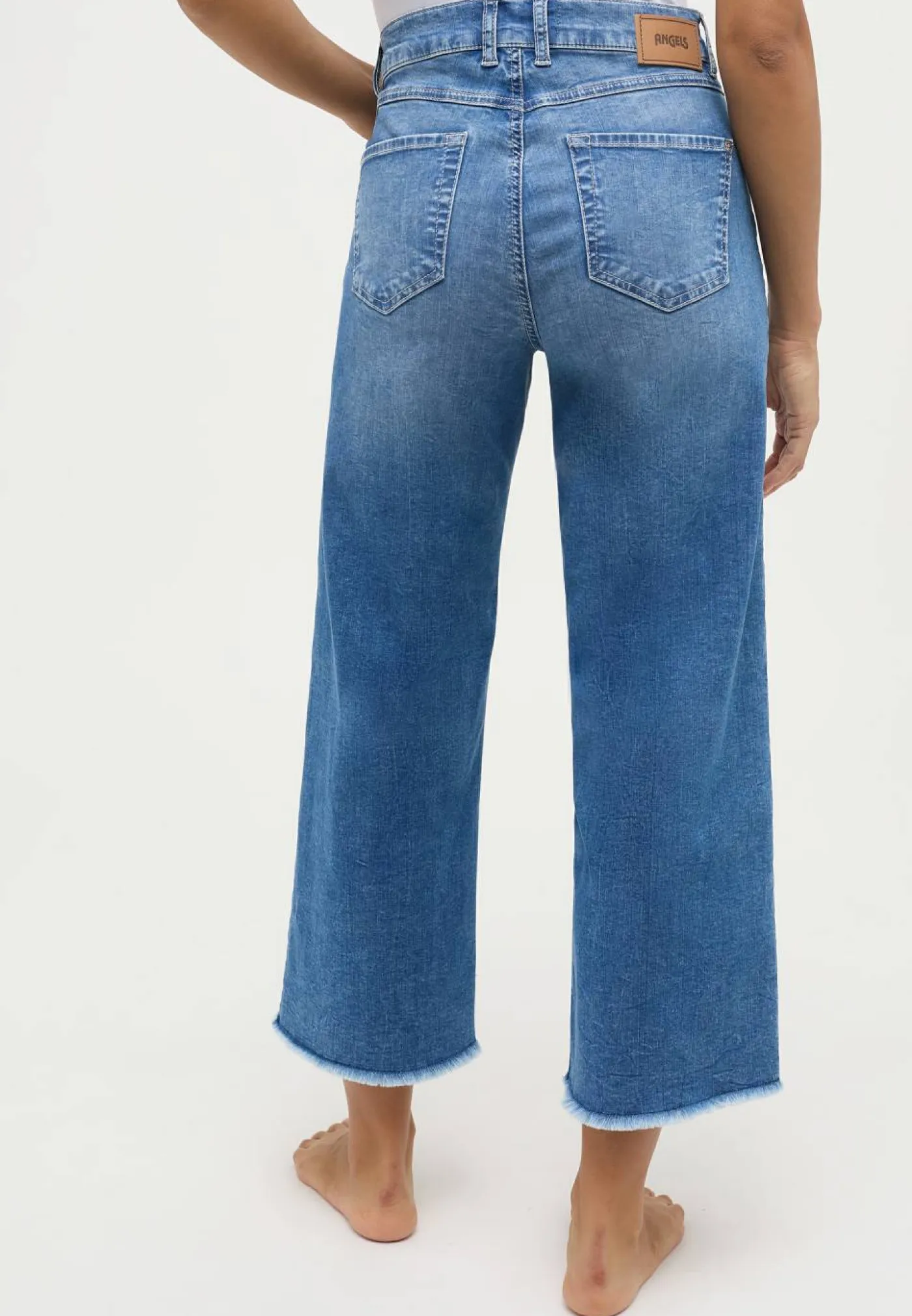 Jeans-Culotte "Linn Fringe"