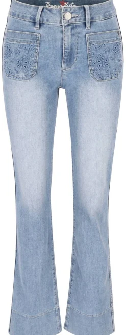 Jeans "Stella-Zip straight stretch denim"
