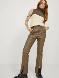 JXSTELLA SLIM HW FAUX LEATHER PANT