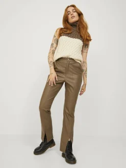 JXSTELLA SLIM HW FAUX LEATHER PANT