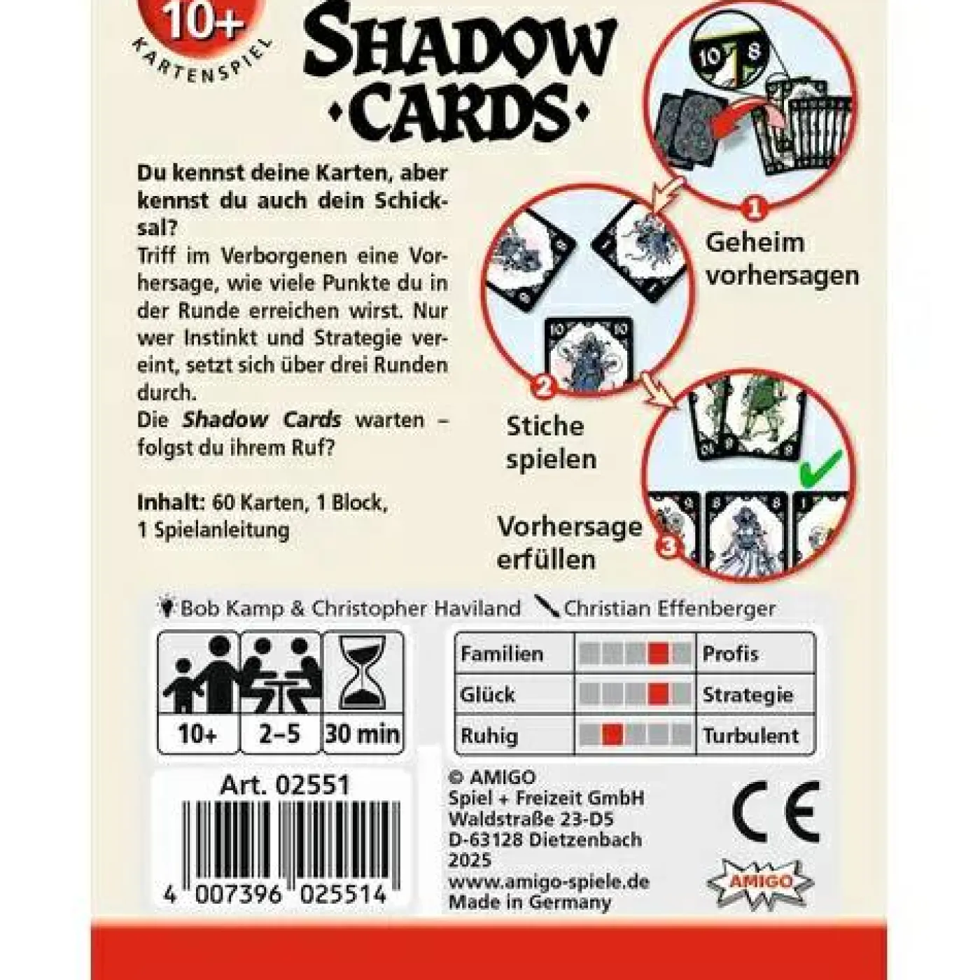 Kartenspiel "Shadow Cards"