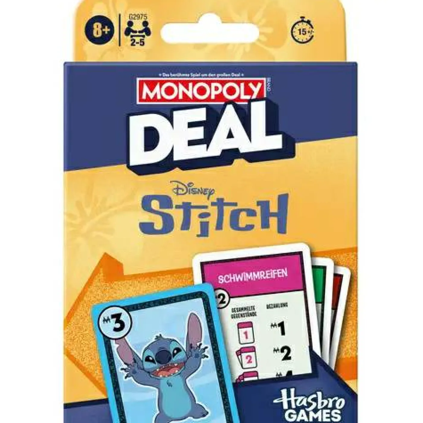 Kartenspiel "Monopoly Deal - Stitch"