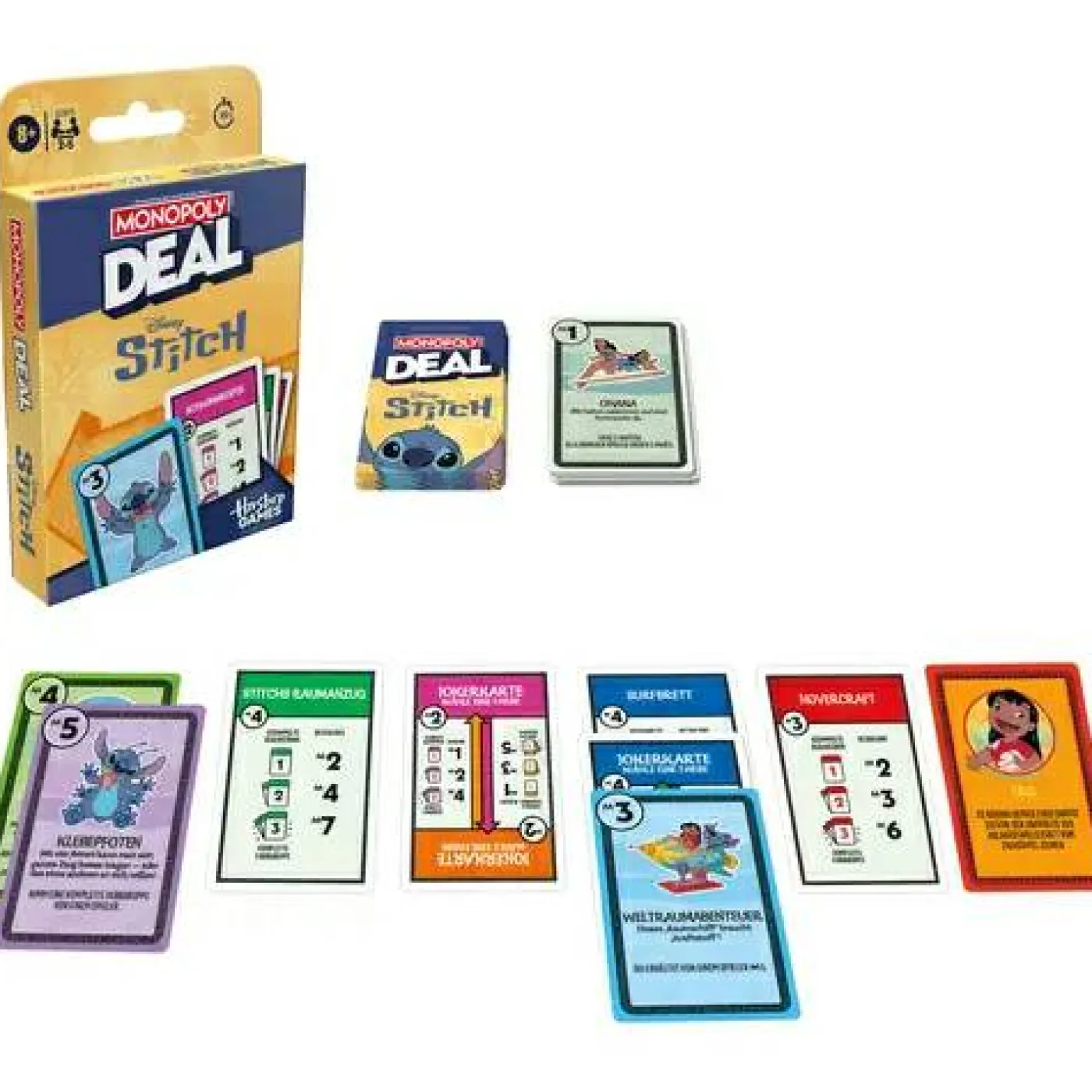 Kartenspiel "Monopoly Deal - Stitch"