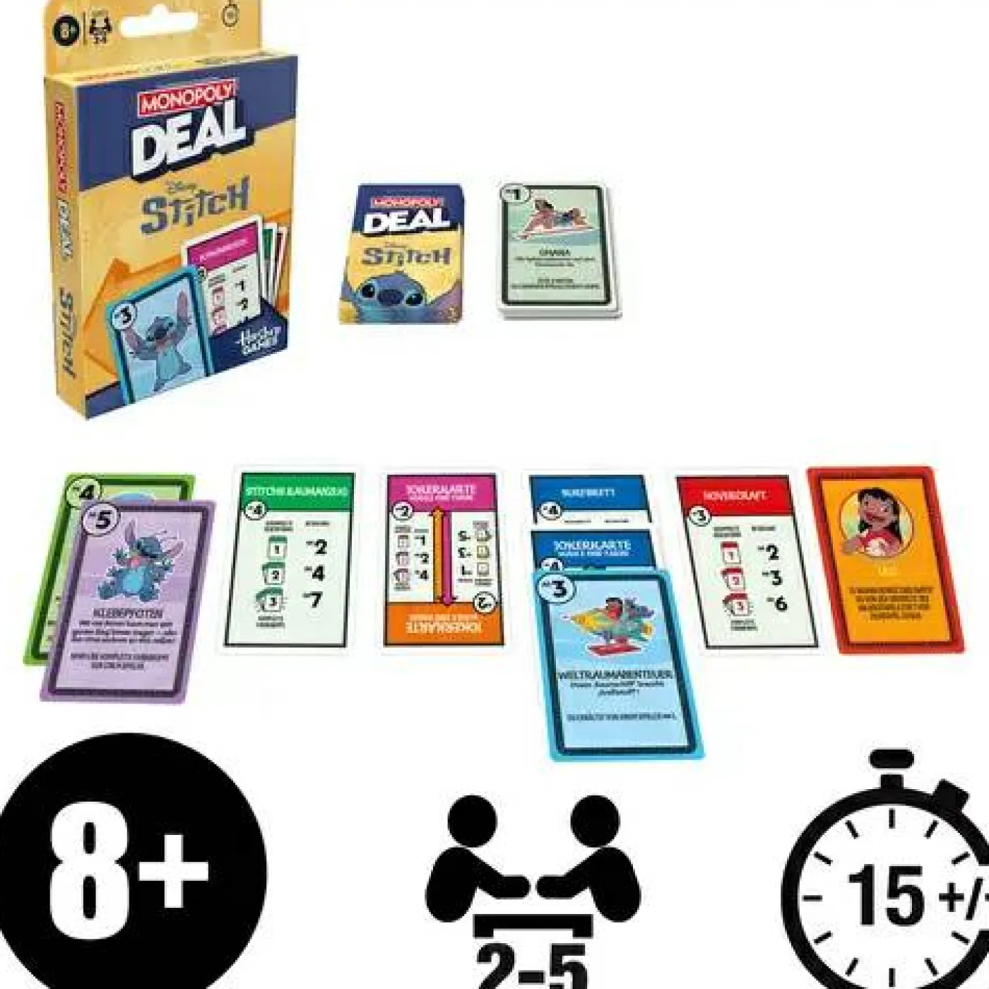 Kartenspiel "Monopoly Deal - Stitch"