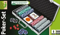 Kartenspiel "Poker-Set im Aluminiumkoffer"