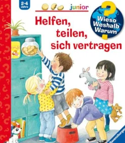Kinder-Sachbuch "Wieso? Weshalb? Warum? - Helfen, teilen, sich vertragen"