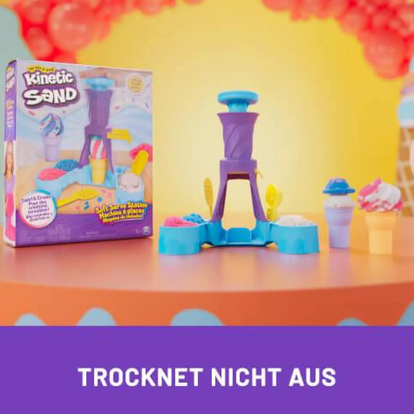 Kinetic Sand "Soft Serve Ice Cream Station 3"