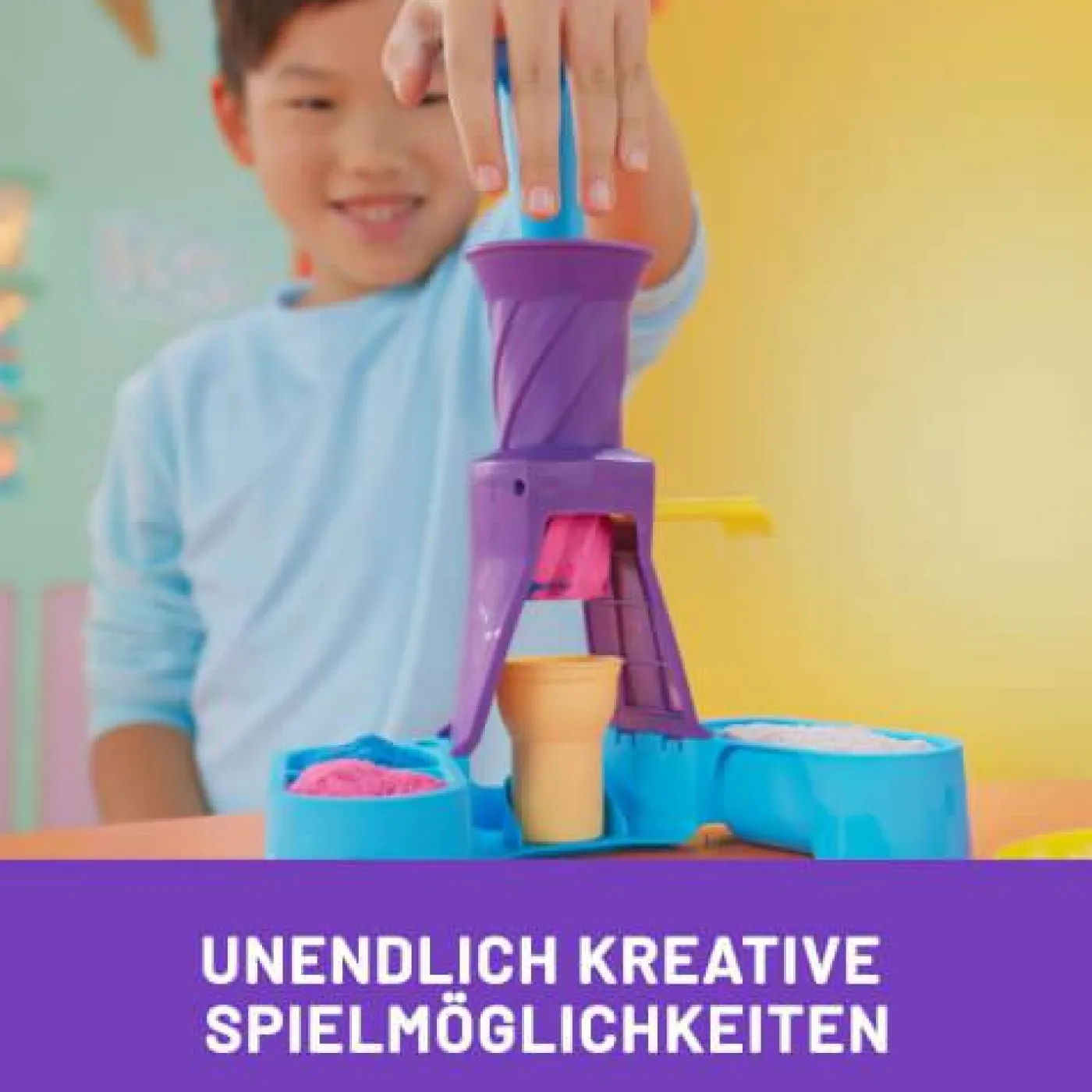 Kinetic Sand "Soft Serve Ice Cream Station 3"
