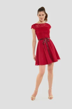 Kleid Spitze Chiffon