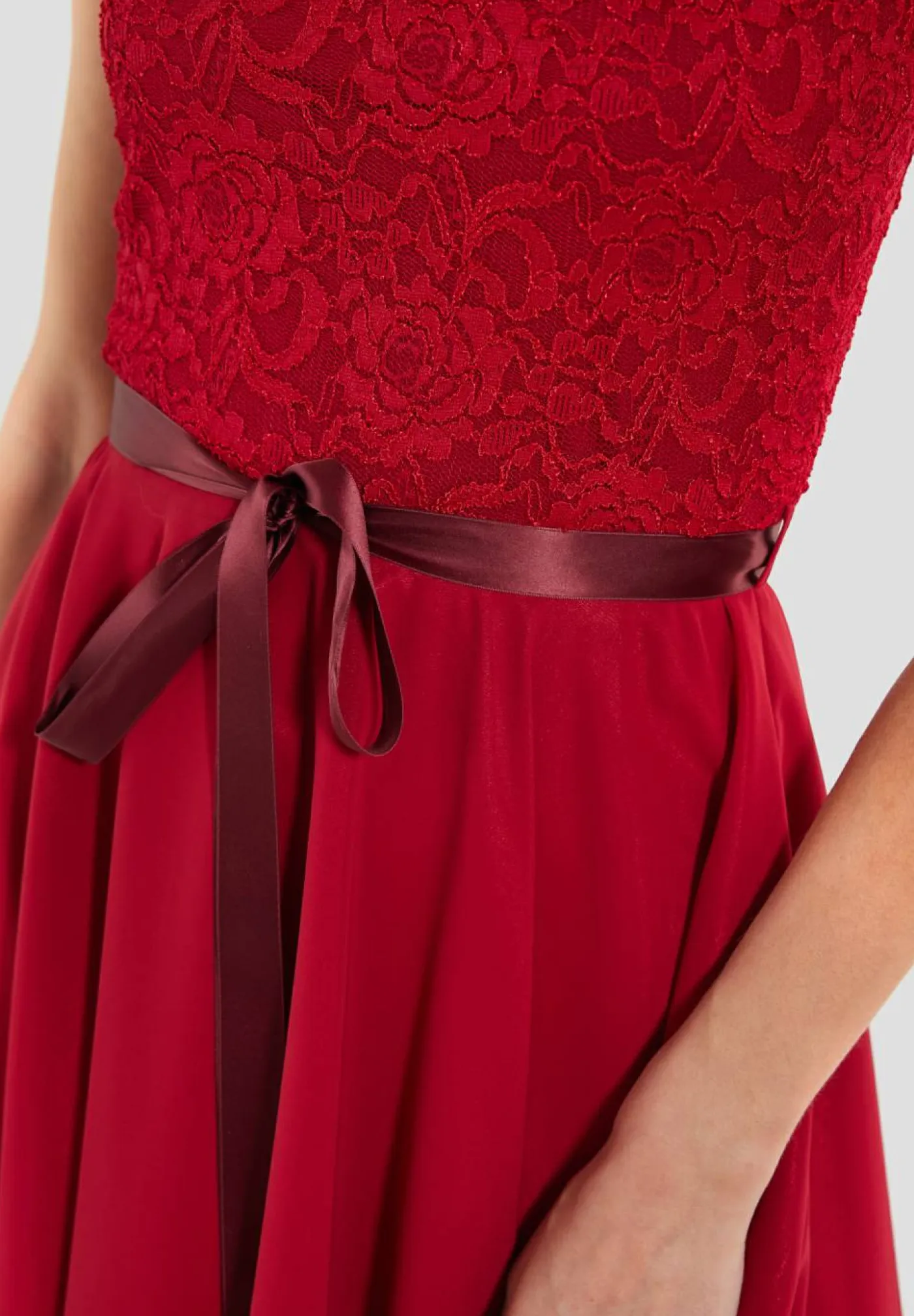 Kleid Spitze Chiffon