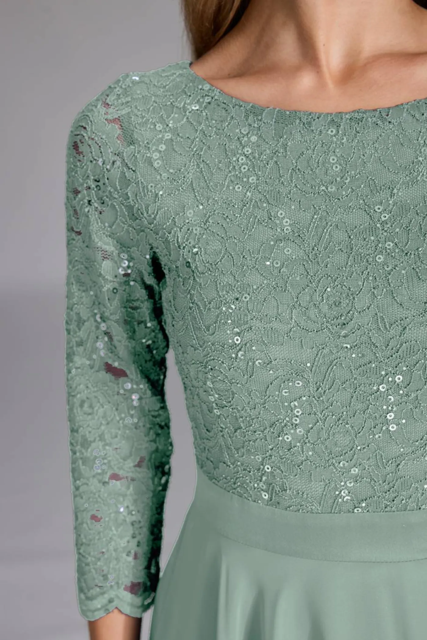 Kleid Spitze Chiffon