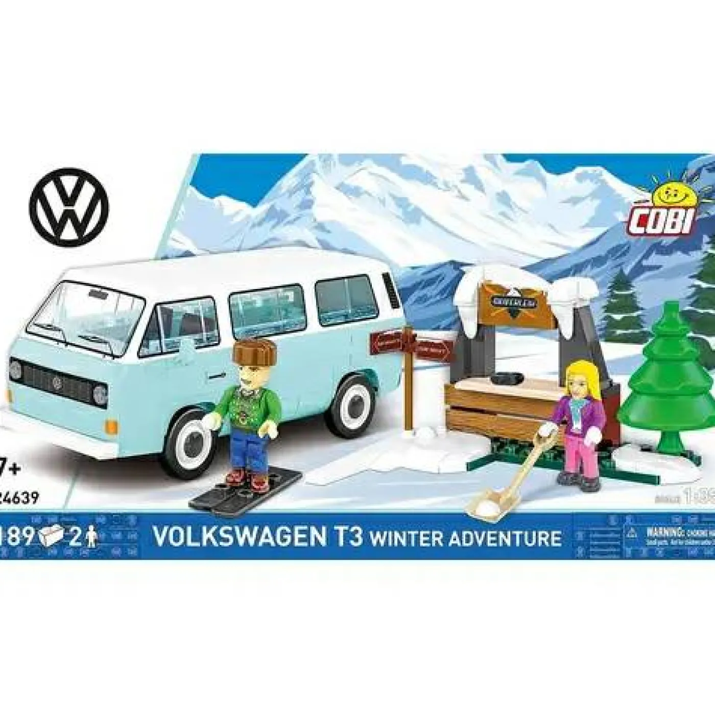 Klemmbaustein-Set "Winter Adventure - VW T3"