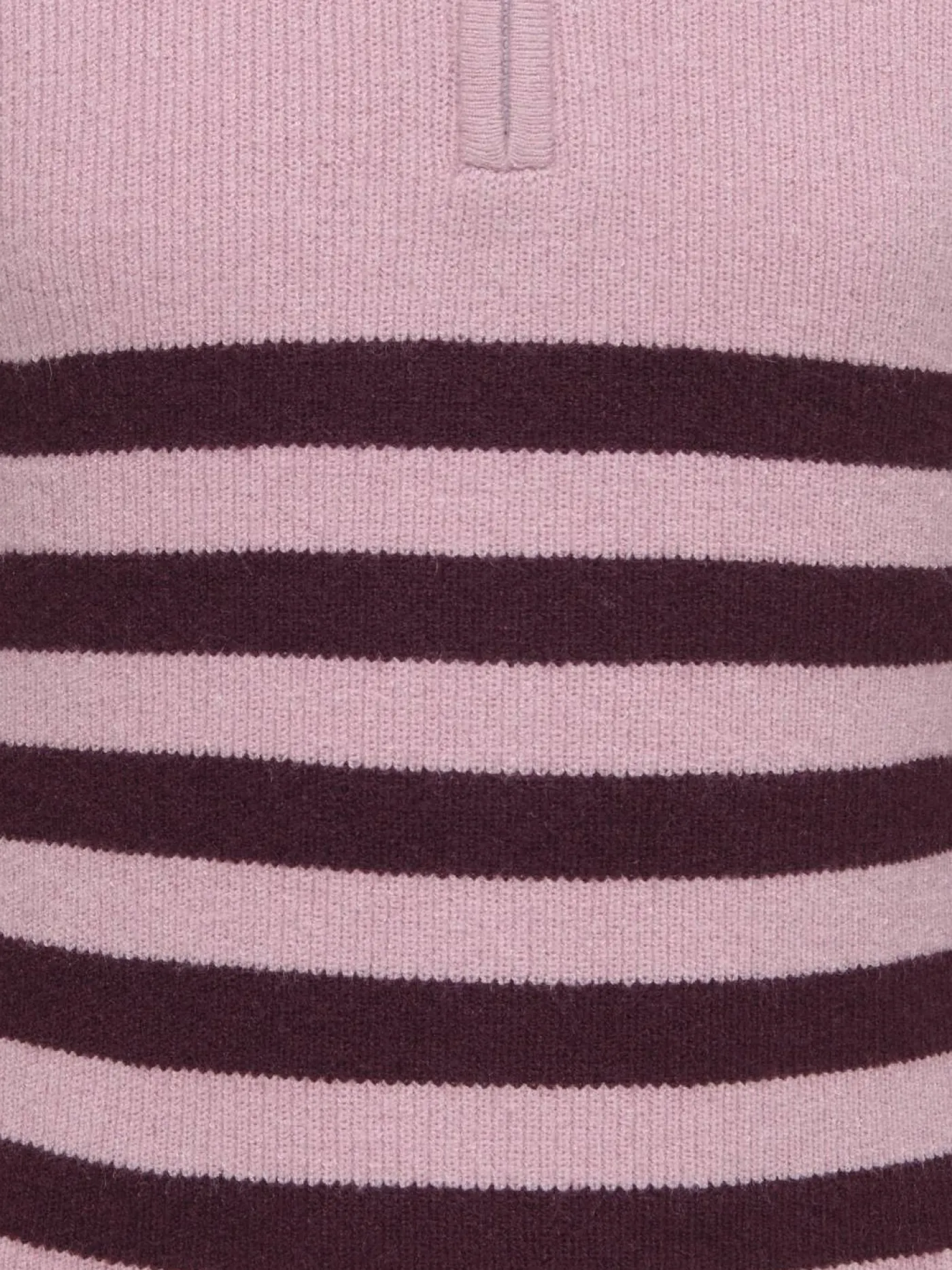 KOGFRANCA HALF ZIP L/S STRIPE KNT N