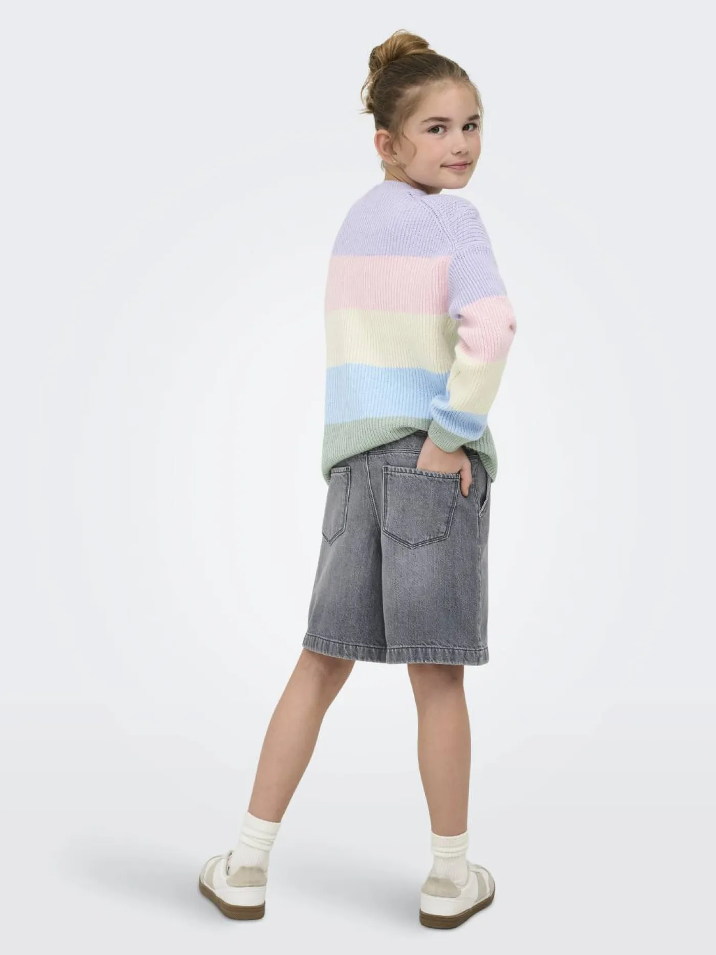 KOGSANDY L/S STRIPE PULLOVER KNT NO