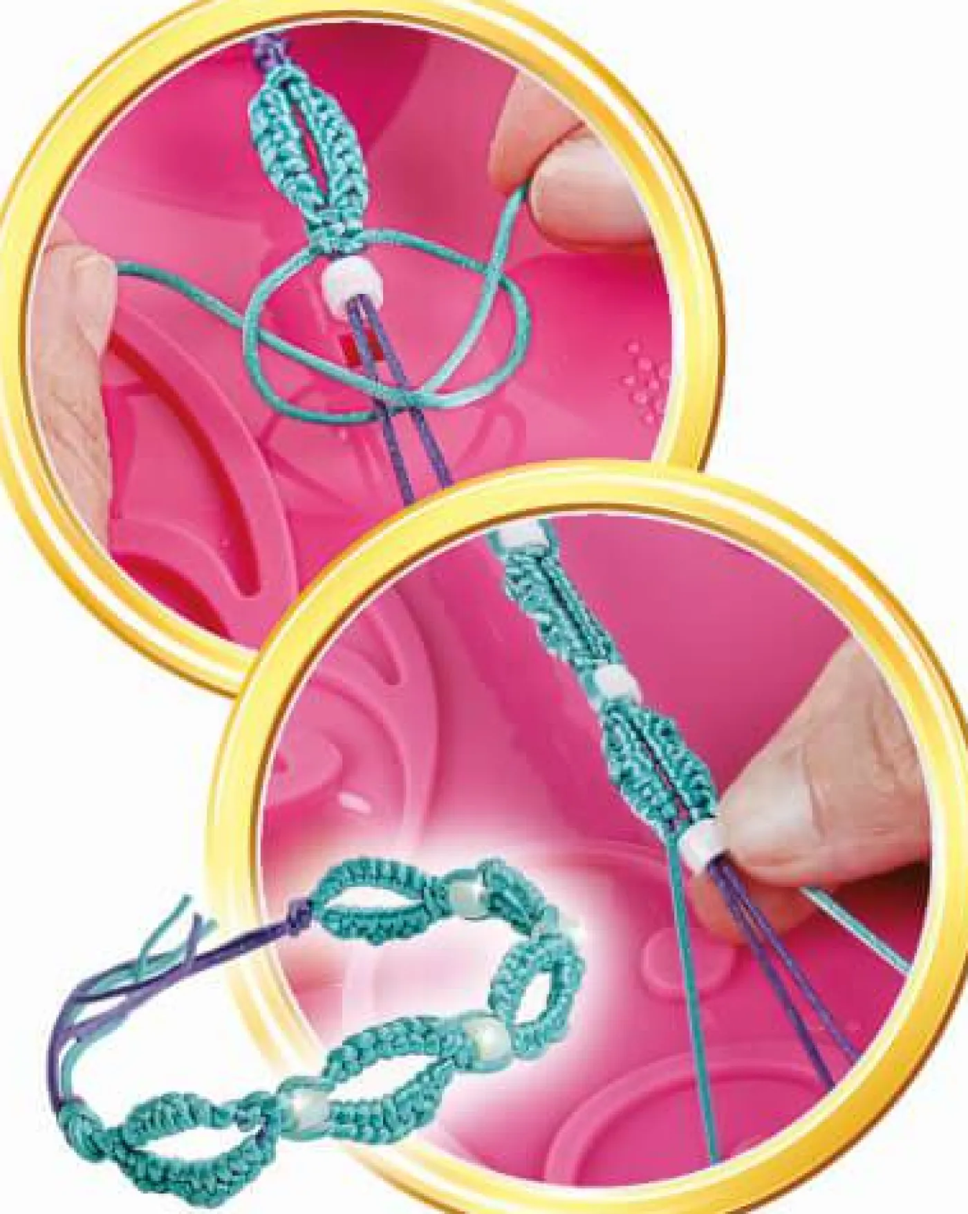 Kreativ-Set "Freundschafts-Armbänder"