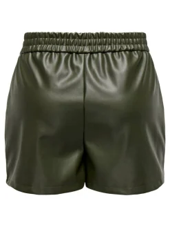 Kunstleder-Shorts "Alaia"