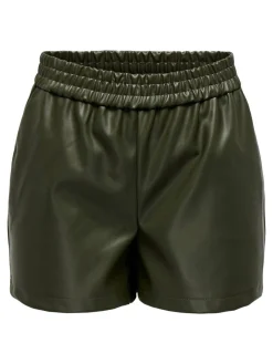 Kunstleder-Shorts "Alaia"