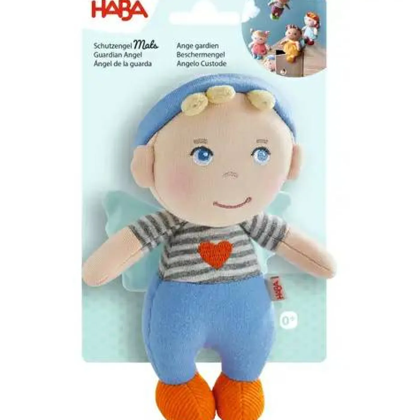 Kuschelpuppe "Schutzengel Mats"