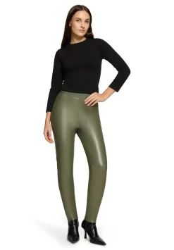 Lederleggings
