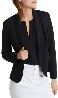 Leichter Blazer aus feinem Jersey