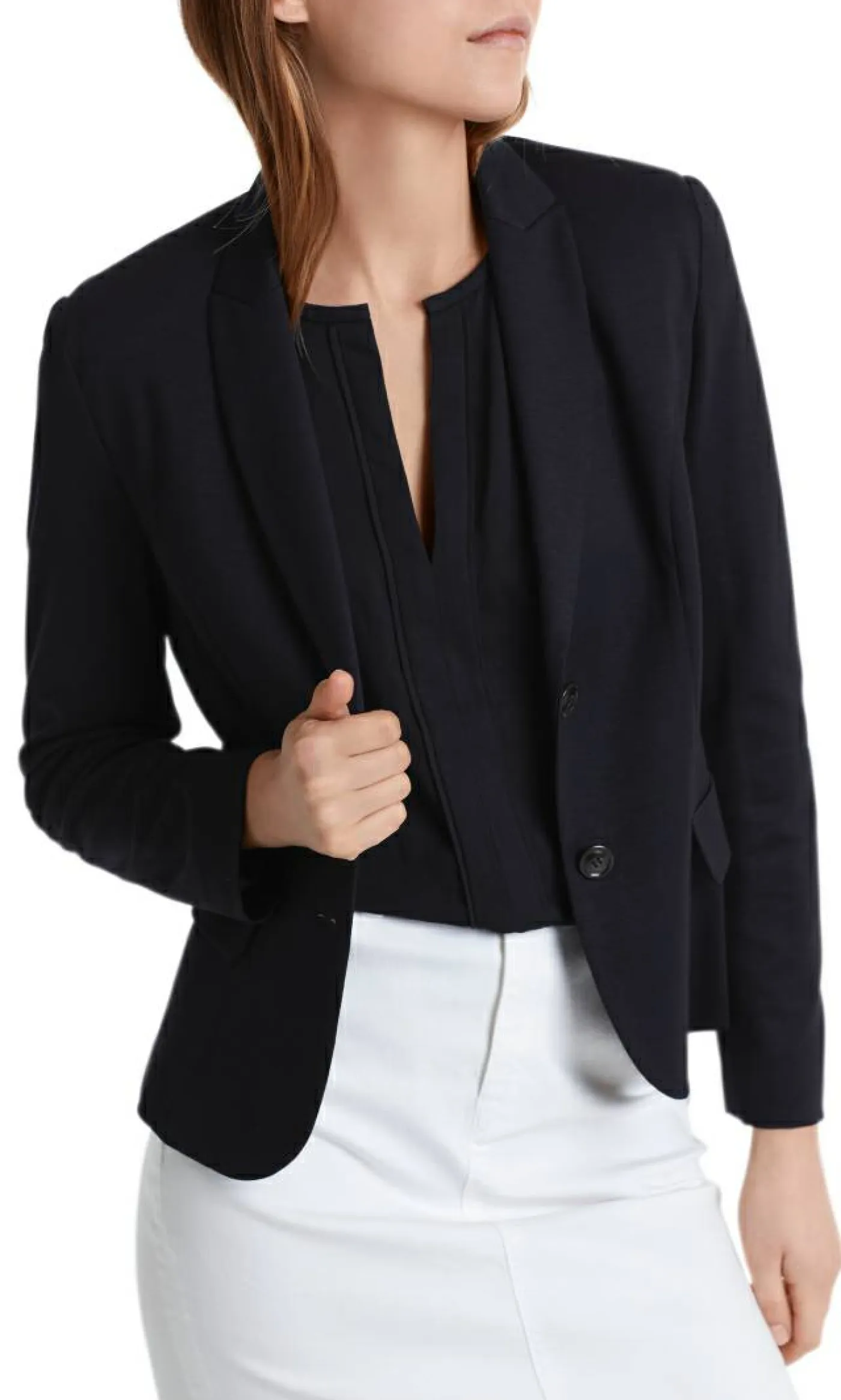 Leichter Blazer aus feinem Jersey