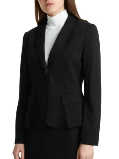 Leichter Blazer aus feinem Jersey