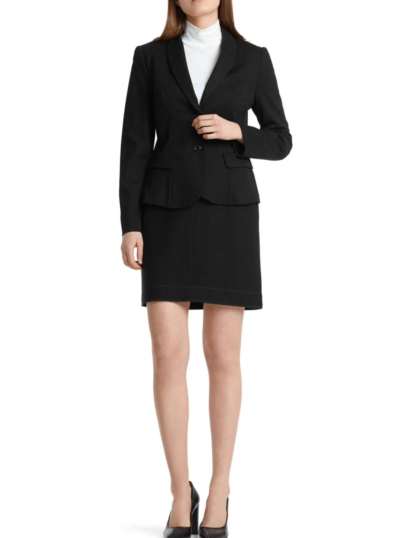 Leichter Blazer aus feinem Jersey