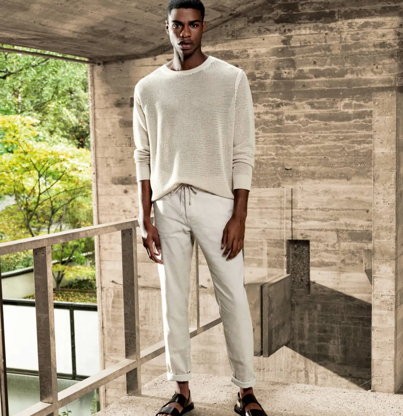 Leinenhose "Lennox Sport"
