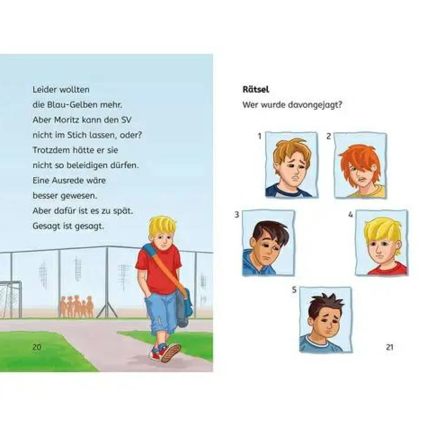 Leselernbuch "Teufelskicker Moritz" (1. Klasse)