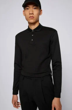 Longsleeve-Poloshirt