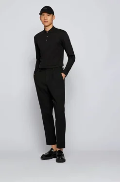 Longsleeve-Poloshirt